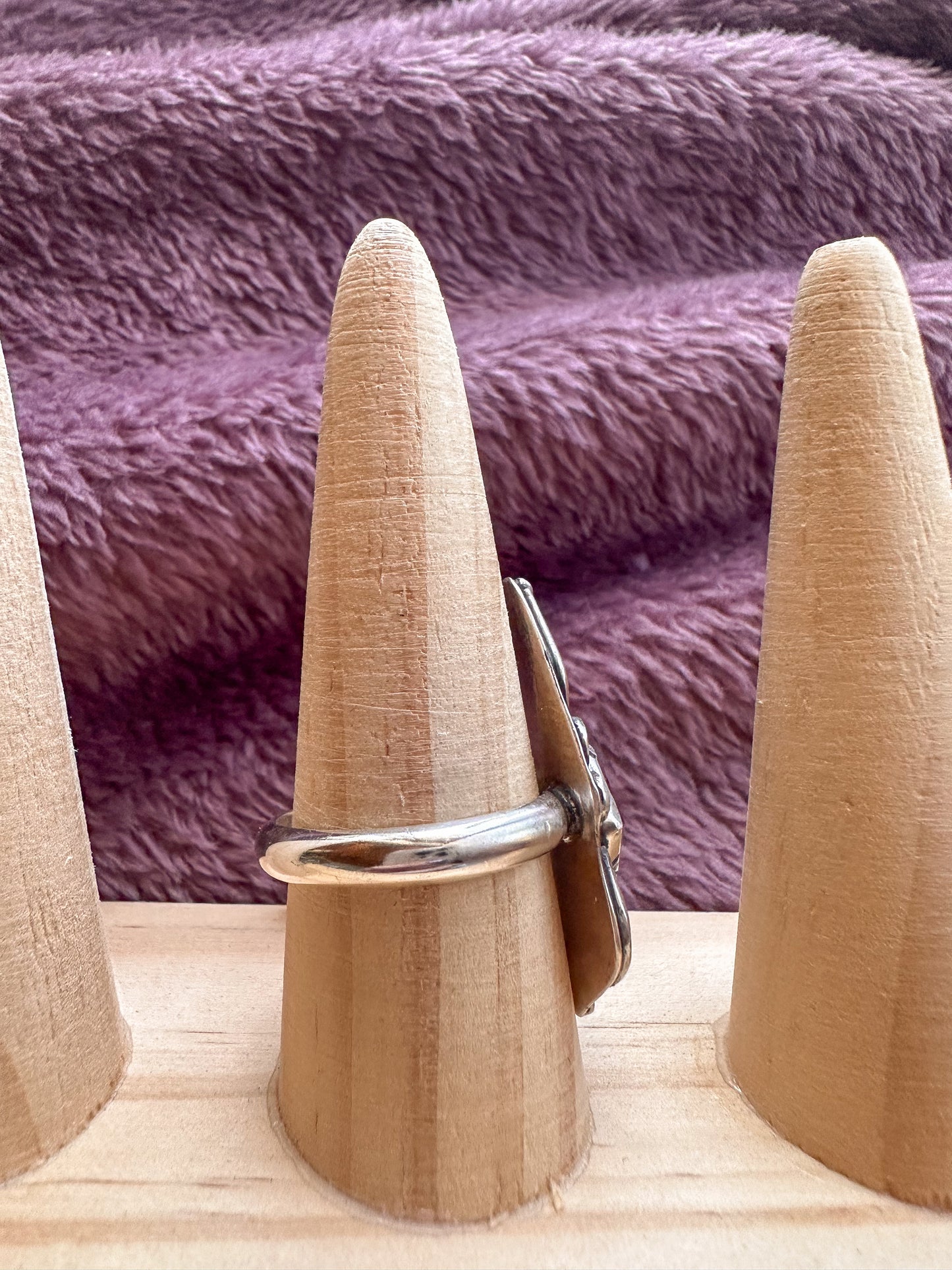Spring 13 | Ruby stone silver ring | Size 12