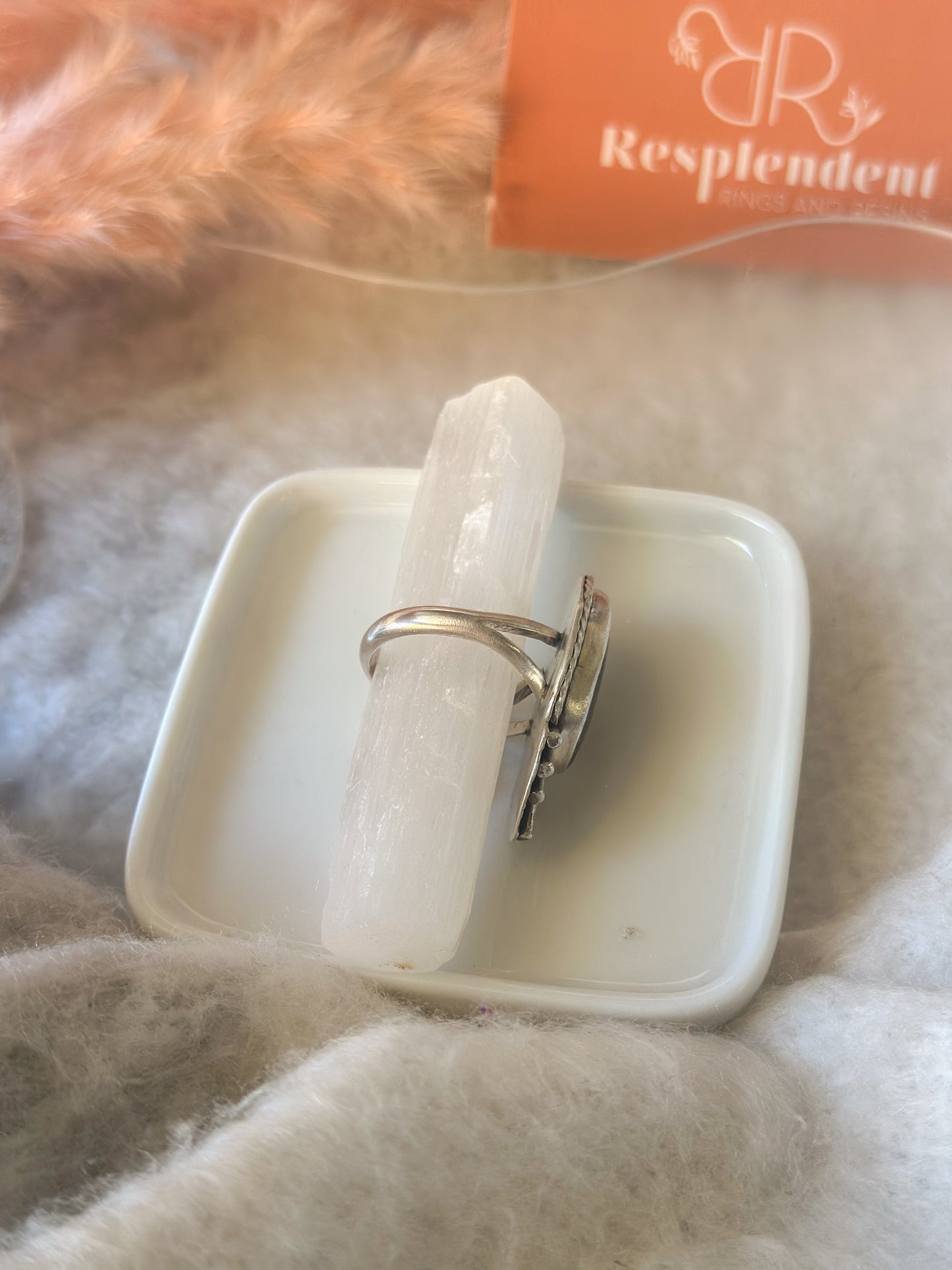 Spring 19 | Silver ring with eudialyte | Size 11.5