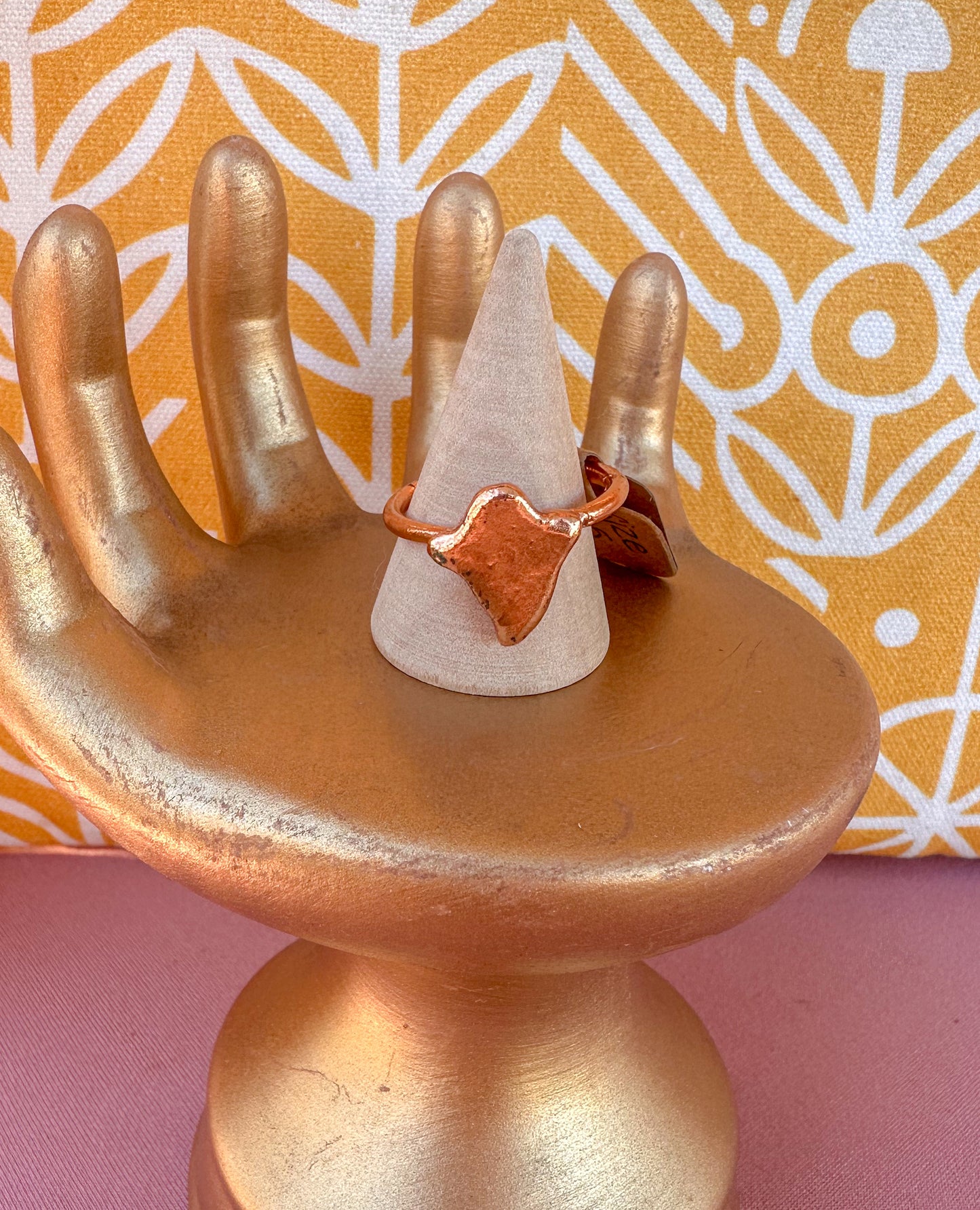 Copper Ghost Ring Size 9.5
