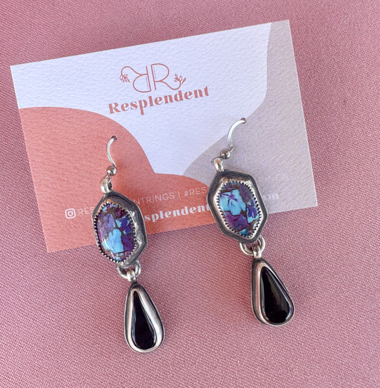 Sterling Silver + Stone Earrings