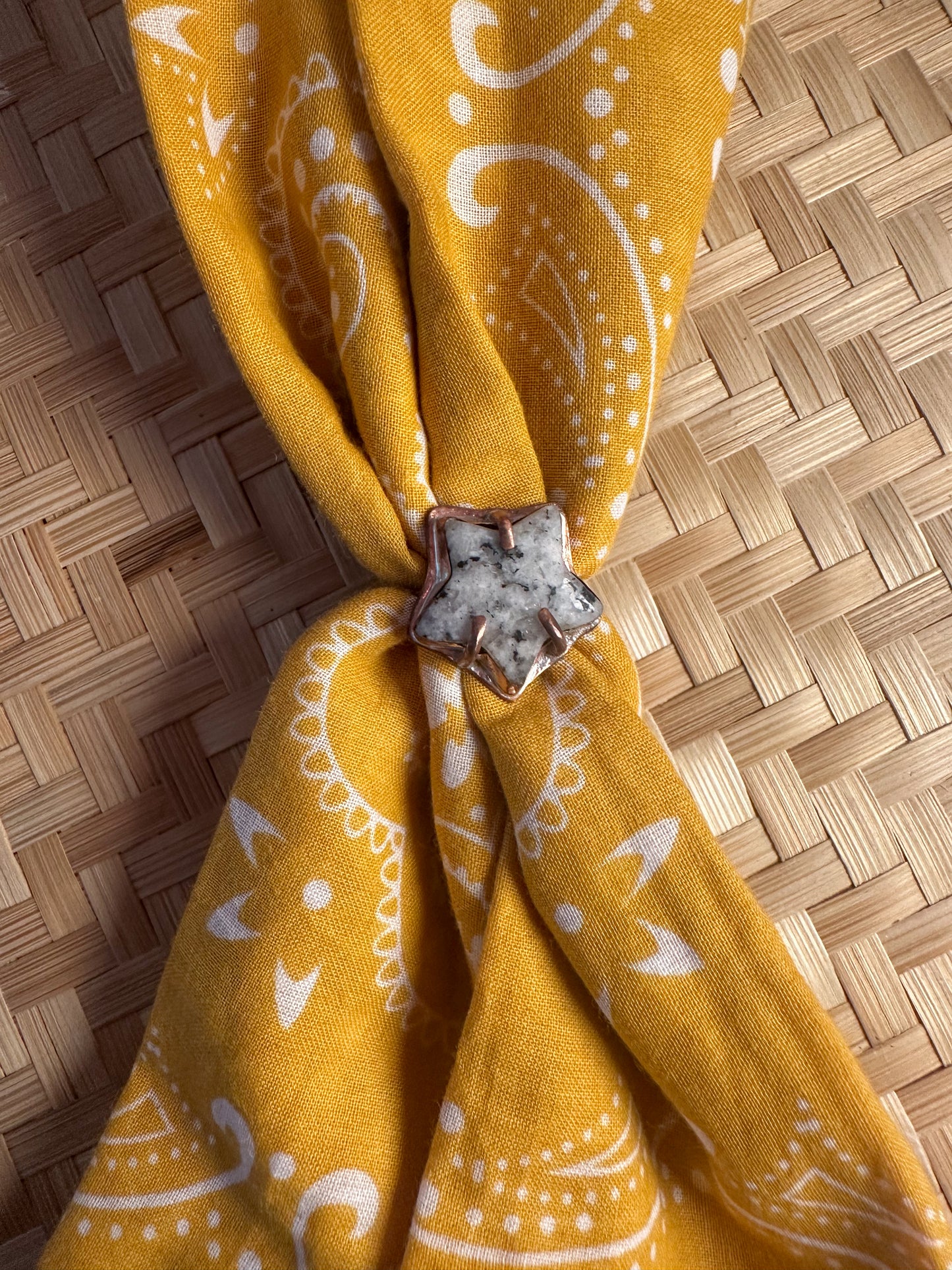 Star Agate Bolo w/ bandana
