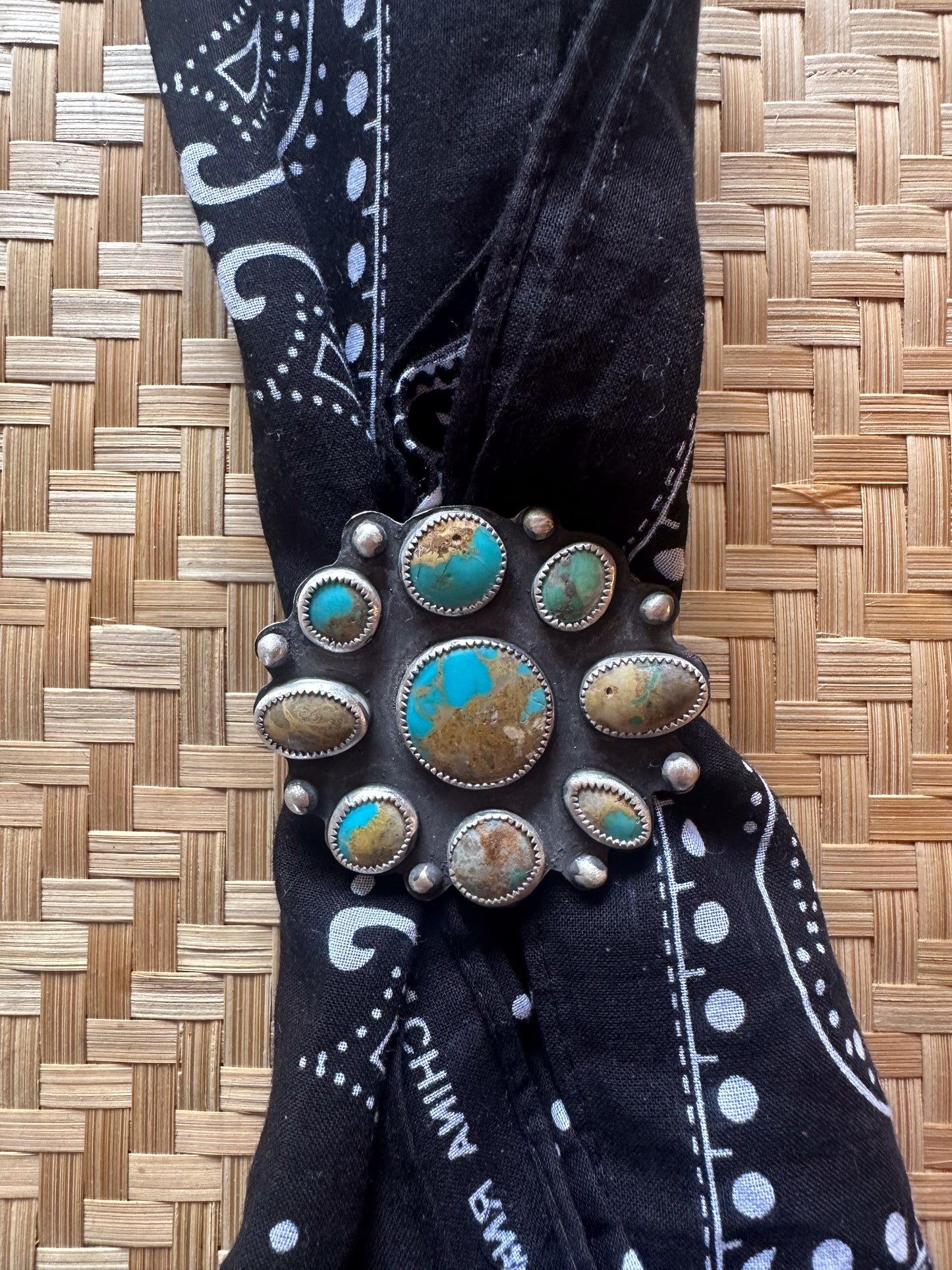 Turquoise Bolo w/ bandana