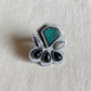 Inlay stone w/ onyx Size 5.5
