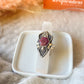 Spring 13 | Ruby stone silver ring | Size 12